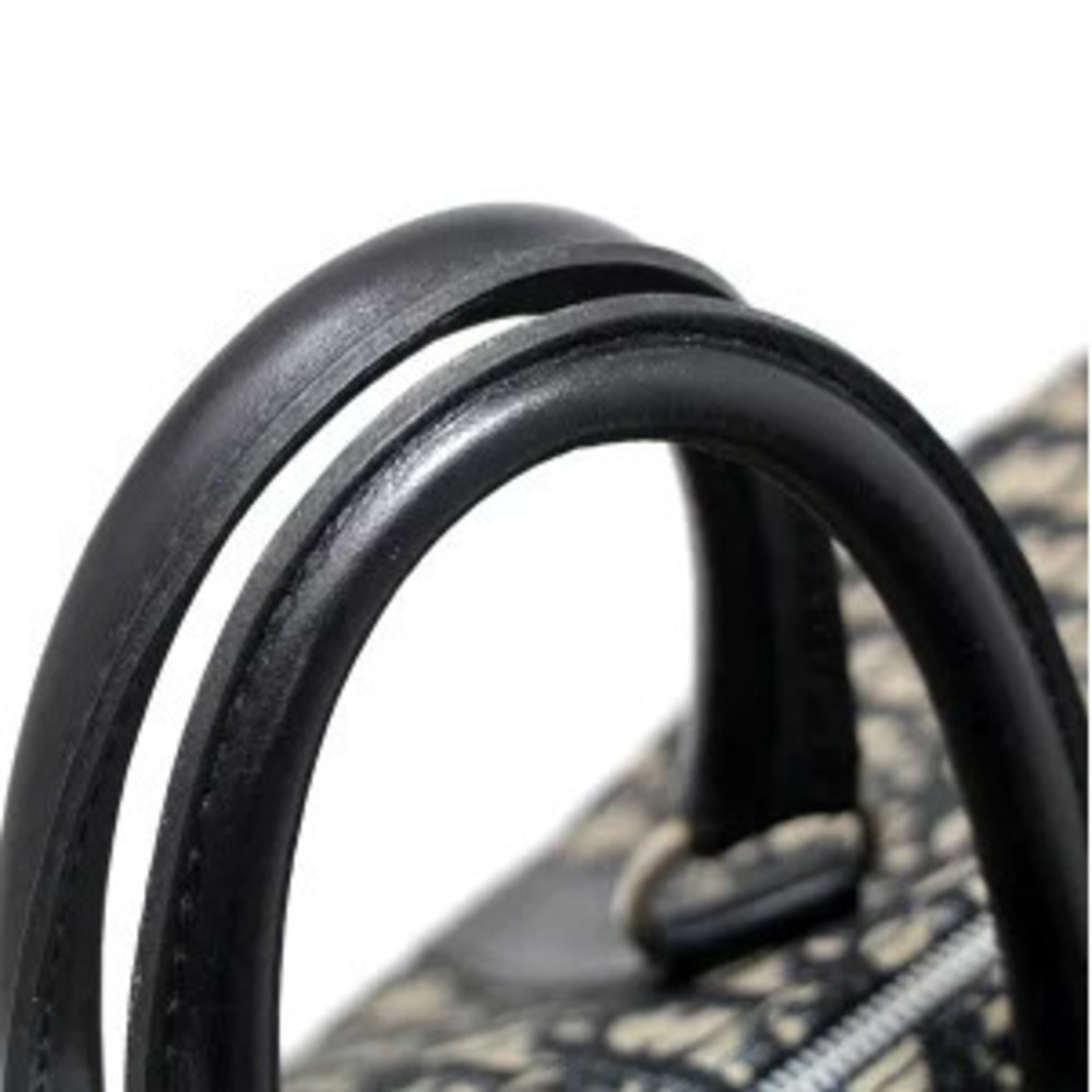 Christian Dior Trotter Boston Bag Jacquard Navy Blue - Picture 4 of 6